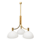 Ceiling light As/Am gold-plated by Franco Albini and Franca Helg for Sirrah, 1970s.