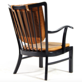 Fritz Hansen chair in 70s leather