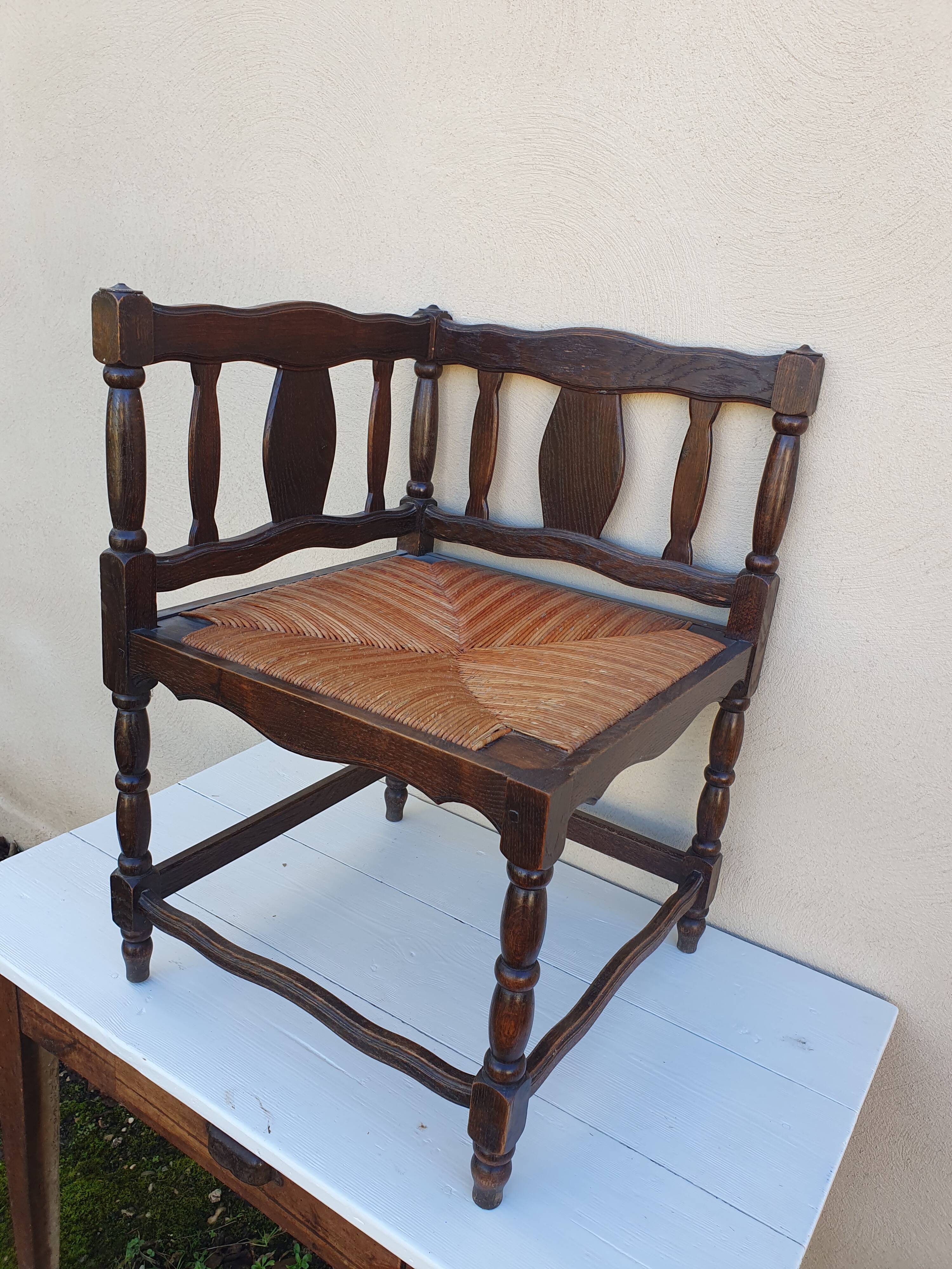 Vintage fireside armchair