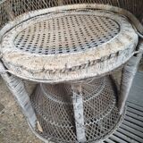 Fauteuil Emmanuelle authentique des années 70 vintage