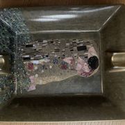 Gustav Klimt ashtray Goebel Artis Orbis The Kiss Art Nouveau