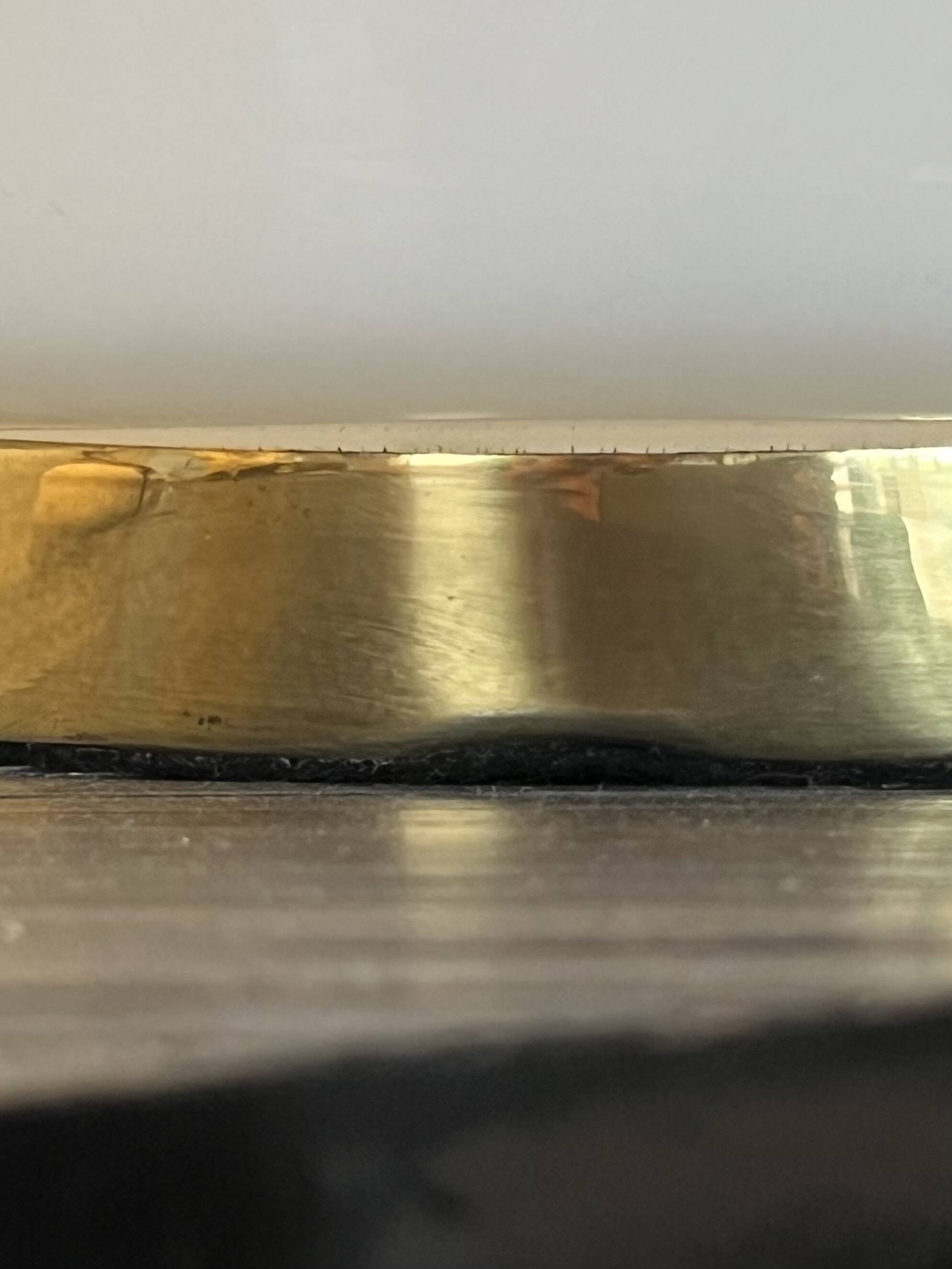 Large Scandinavian opaline and brass lamp designed by Holm Sørensen