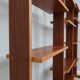 Mid century teak shelves bookcase 1960s