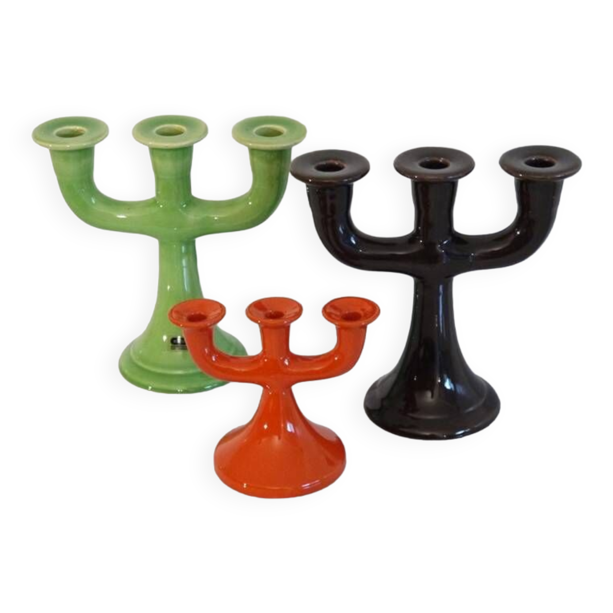 Set of candle holders from Guldkroken 1970