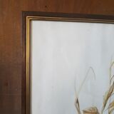 Hazel framed botanical poster