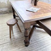 Table chêne style Louis XIV 1900