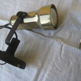 Pair of Lita design spotlights from the 70's, gilded