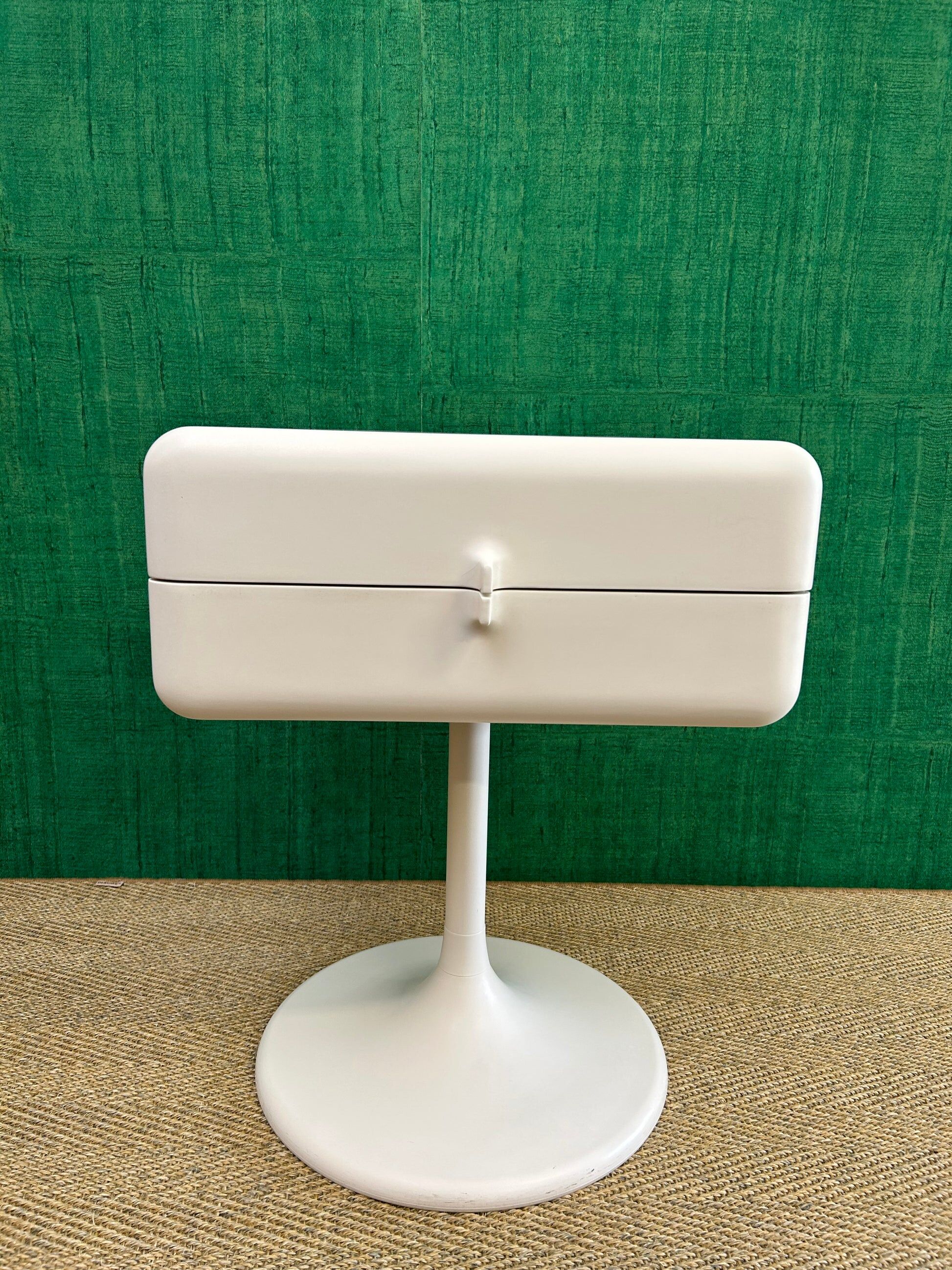 Tulip base rotating side table SPACE AGE by Lusch, Germany, 1970s