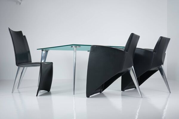 Table à manger M. (Série Lang) par Philippe Starck pour Driade