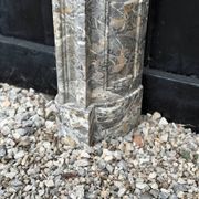 Regency fireplace in grey Ardennes marble, 18th century