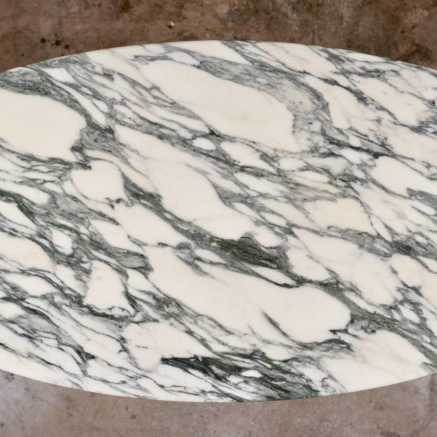 Michel Kin Arabescato marble coffee table for Arflex, 1960