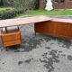 Desk Jacques Hauville 1960 bema and enfilade desk