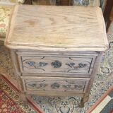 Vintage chest of drawers in natural wood