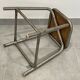 Tabouret d'atelier fer et bois