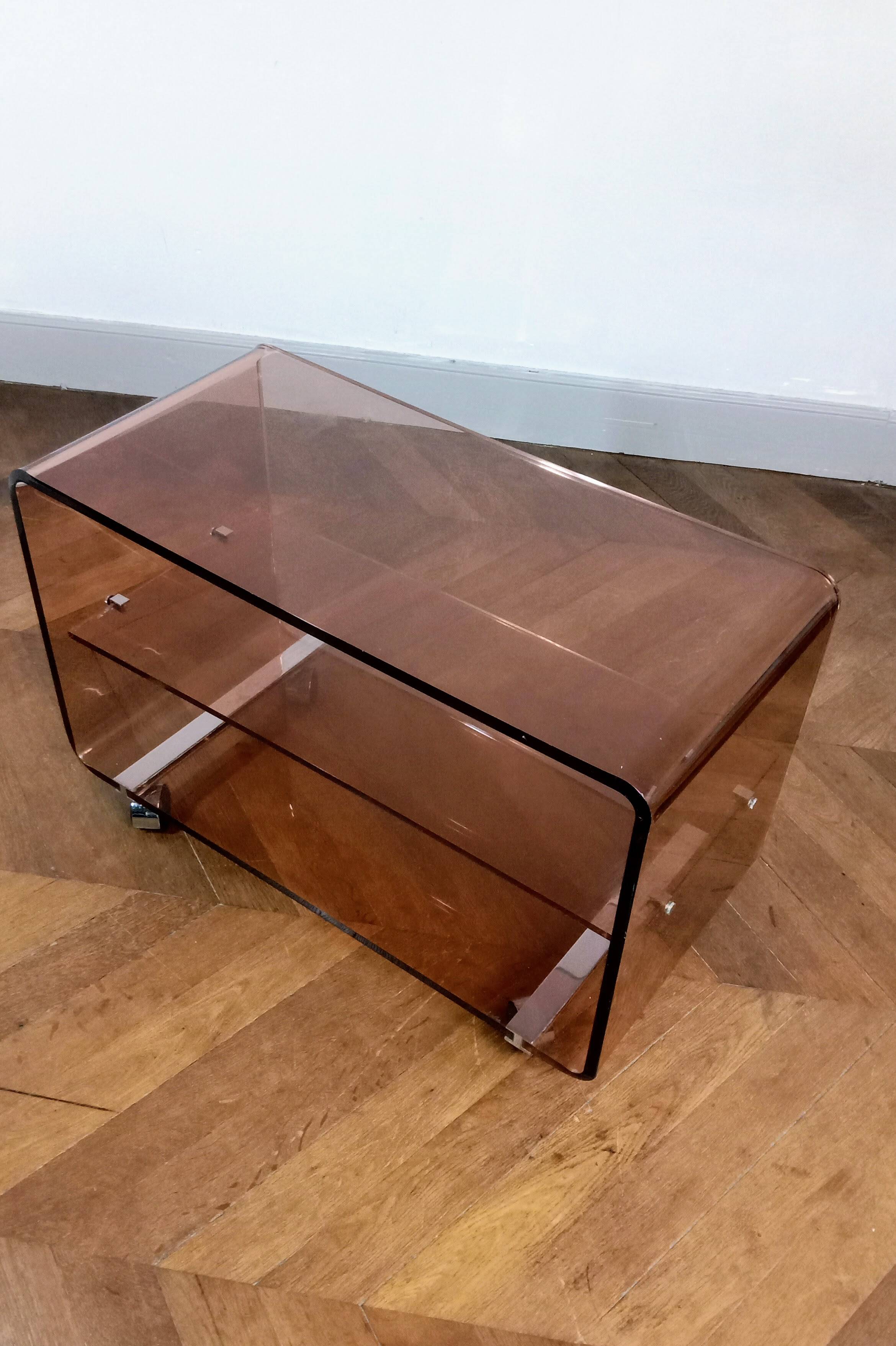 Plexiglas furniture by Michel Dumas