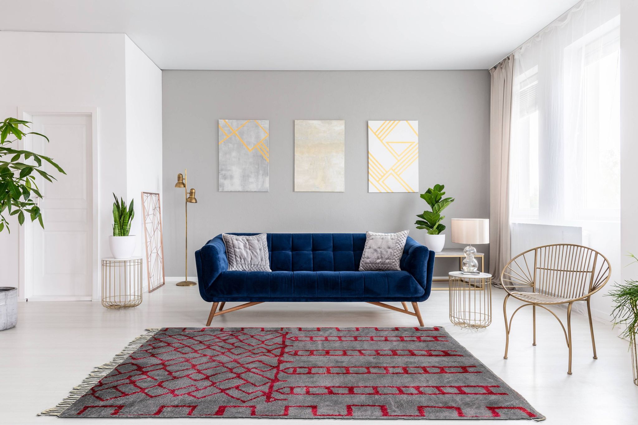 Modern Moroccan carpet 150x90cm