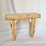 Solid chestnut wood bench