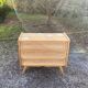 Commode vintage bois rotin