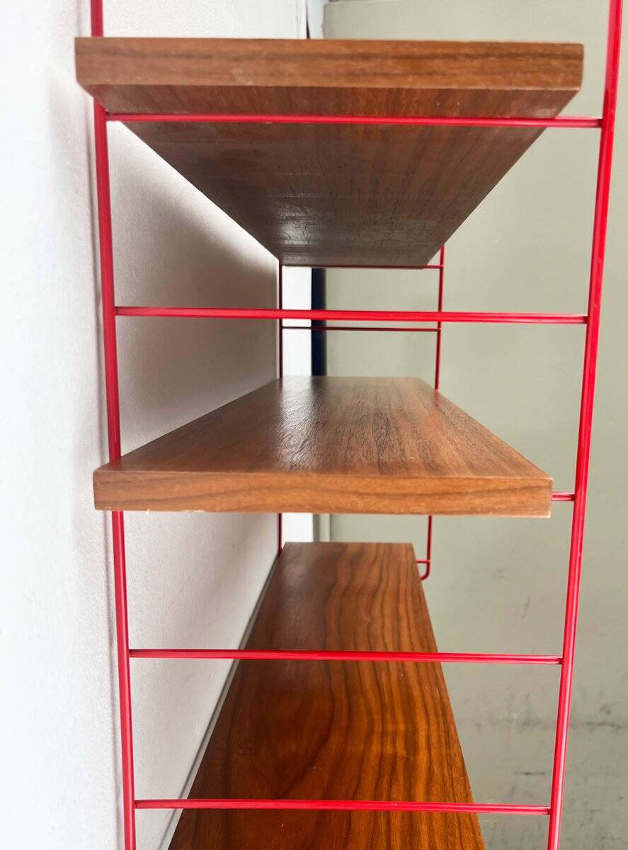 Teak Shelf Modern Mid-Century Cordon Rouge Style, 1960s