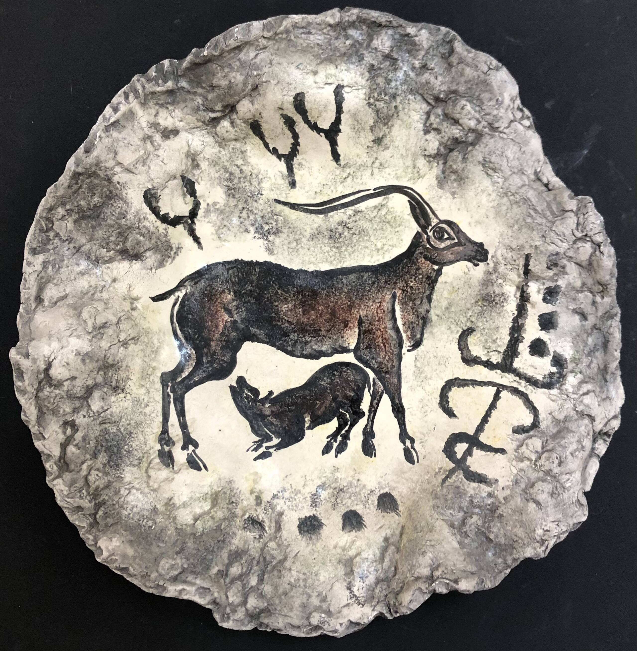 Vallauris parietal rock art