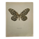 Old butterfly engraving vintage botanical poster