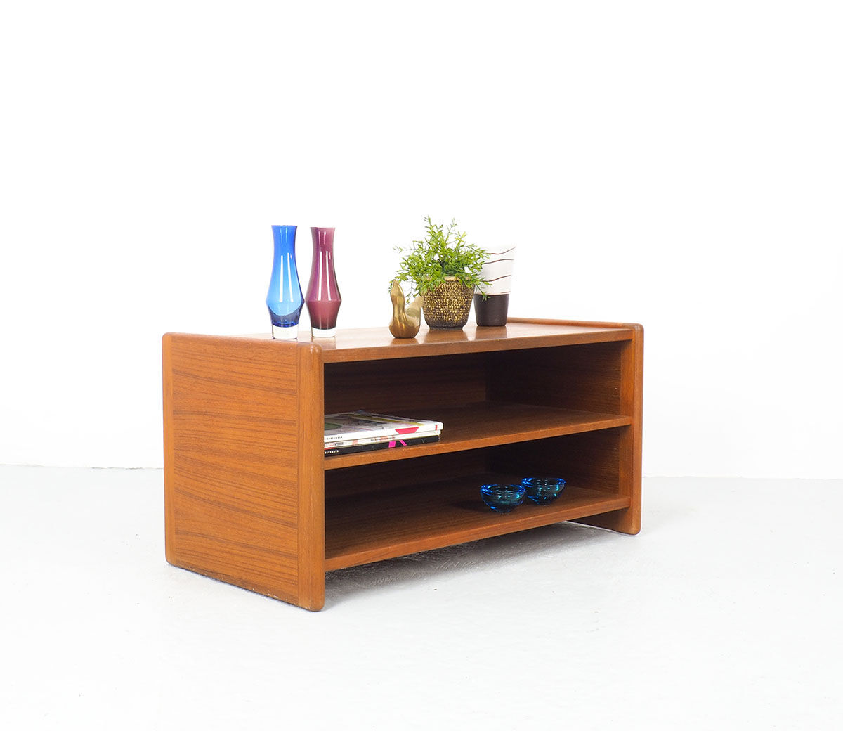 Danish design small teak audio cabinet, 1960