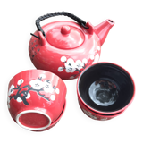 Teapot and cups