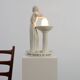 Art Deco Vichy Advertising Lamp in Plaster, Belgium 1930s