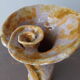 Rolled ceramic vase