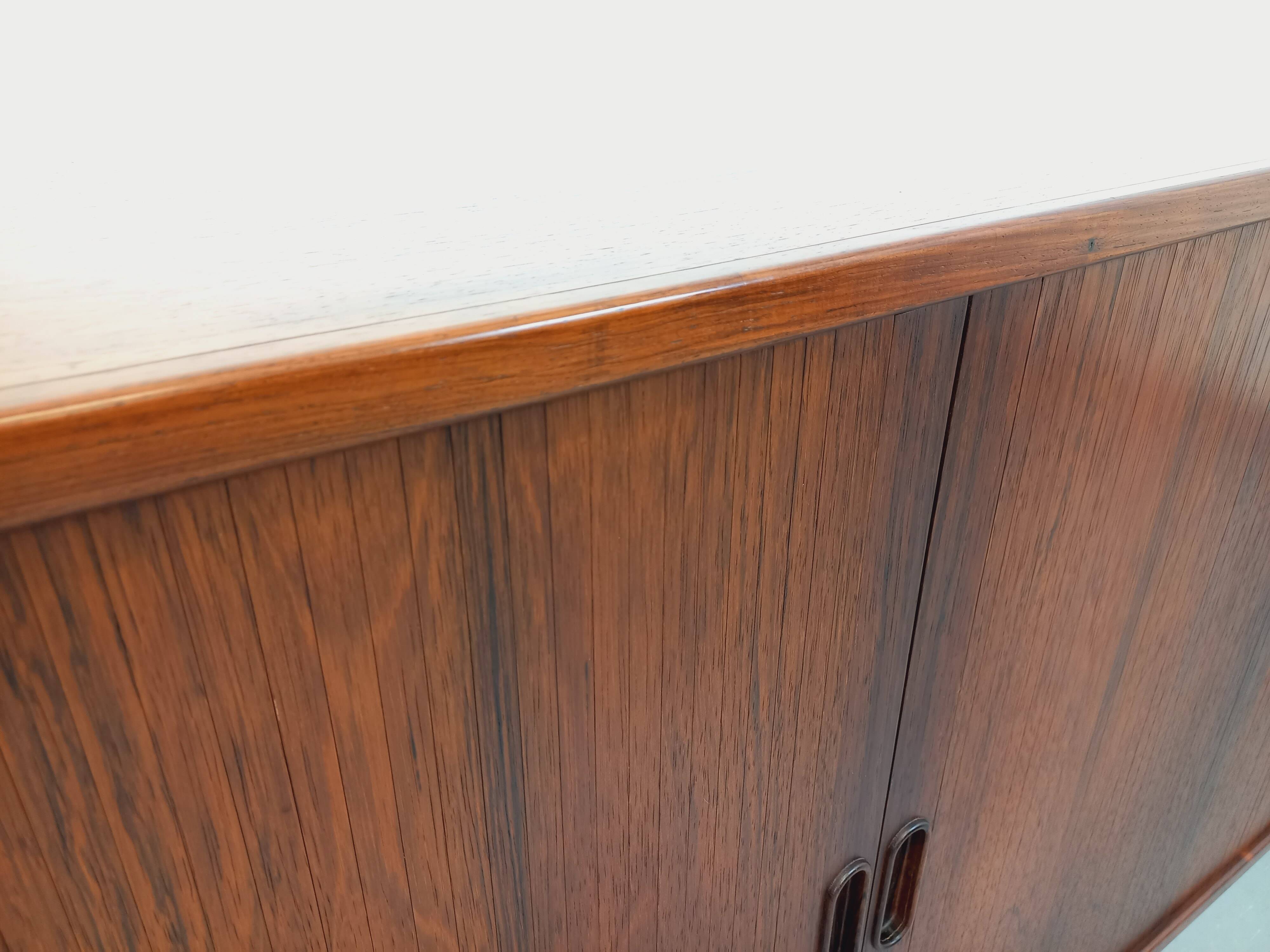Vintage Scandinavian enfilade by Danish designer Arne Vodder in rosewood.