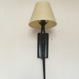 Wall torch cast-iron black years beginning 50 s