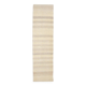 Tapis kilim de couloir en jute beige et marron