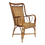 Rattan armchair