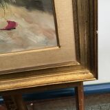 flower vase of a bouquet. Oil on canvas signed by Jean-Jacques Foulon (1923-1980)