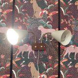 Large double wall light, Scandinavian design, 1950s