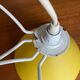 Vintage 3-light pendant light by Le Dauphin circa 1980s