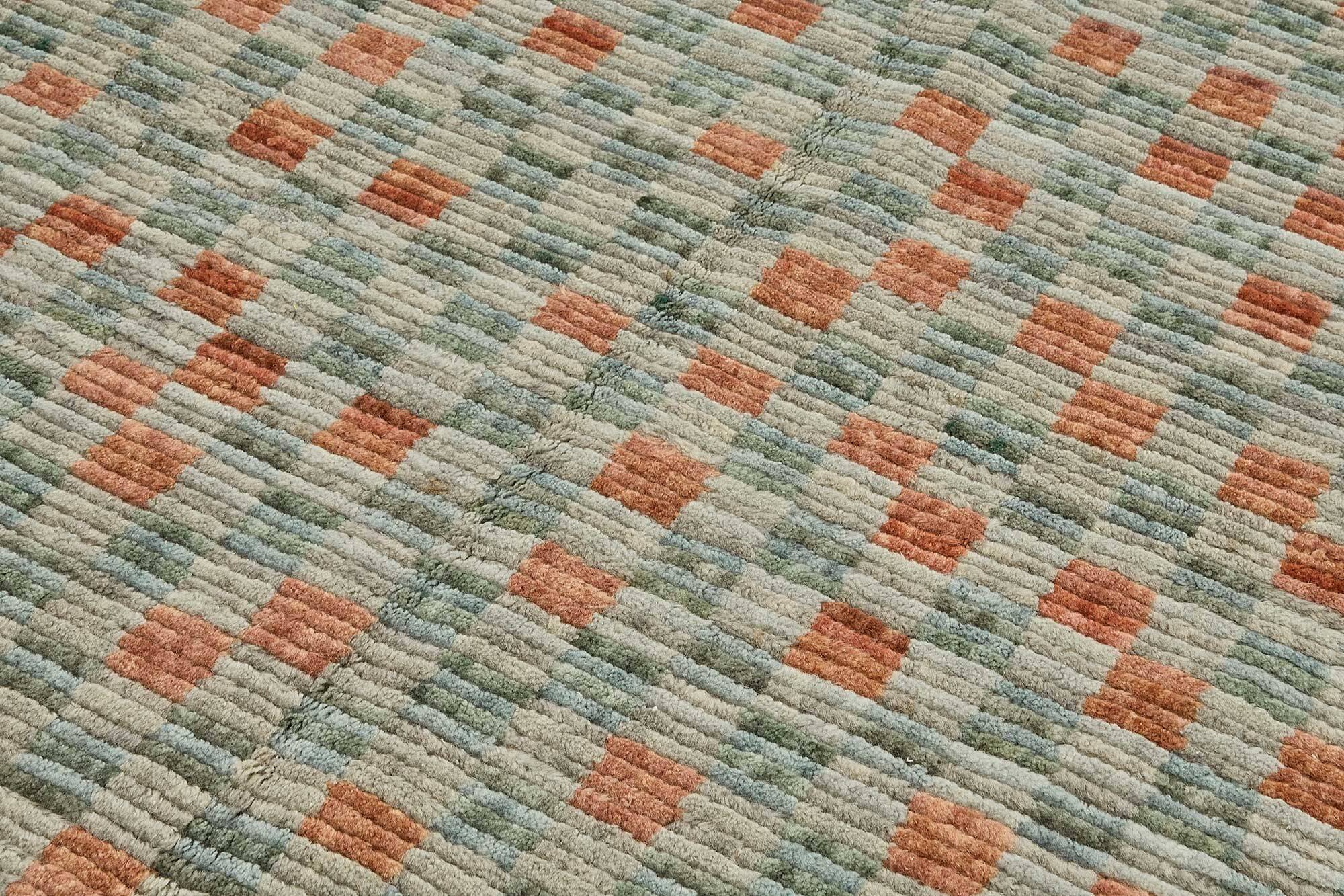 Turkish Handcrafted Loom Oushak Rug 197 cm x 300 cm