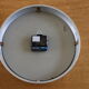 Horloge murale JAZ ronde acier 1960
