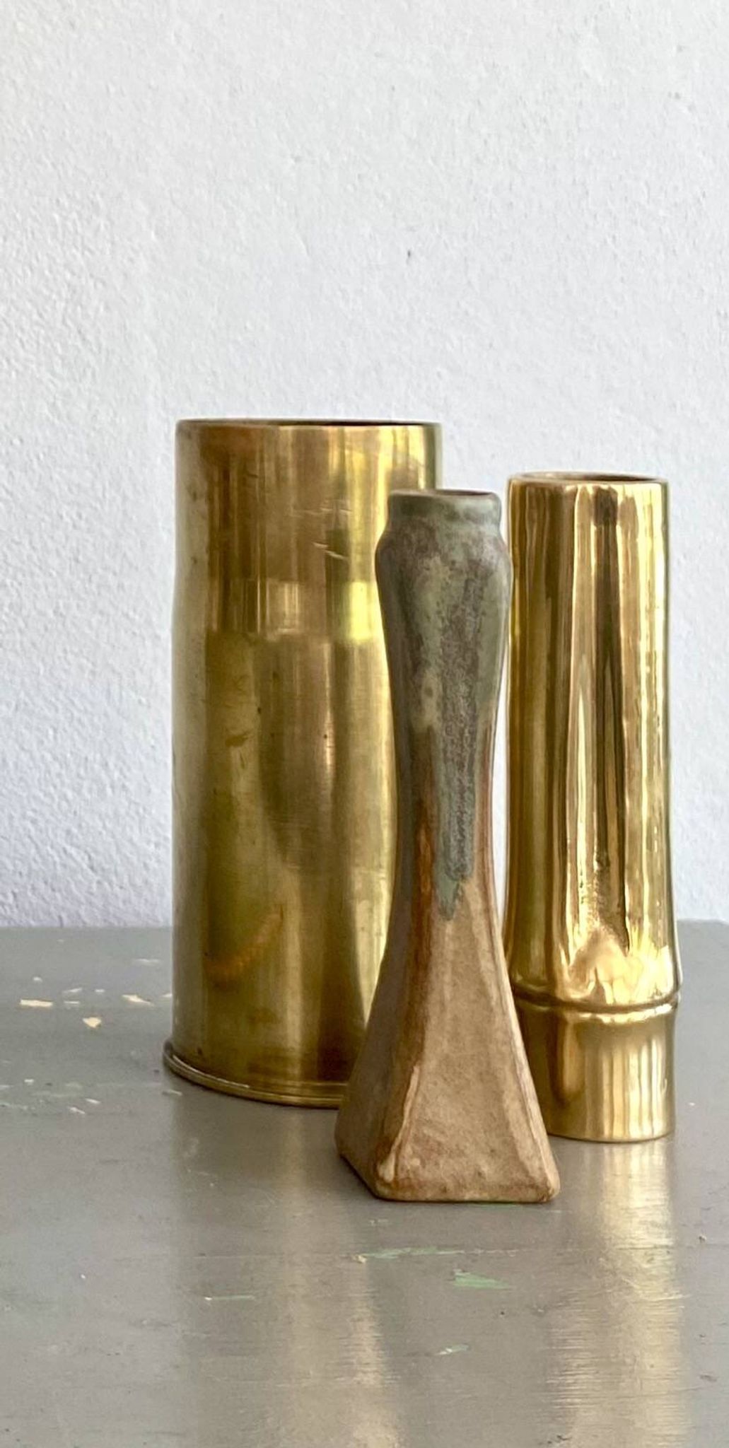 Flamed stoneware soliflore, circa 1920
