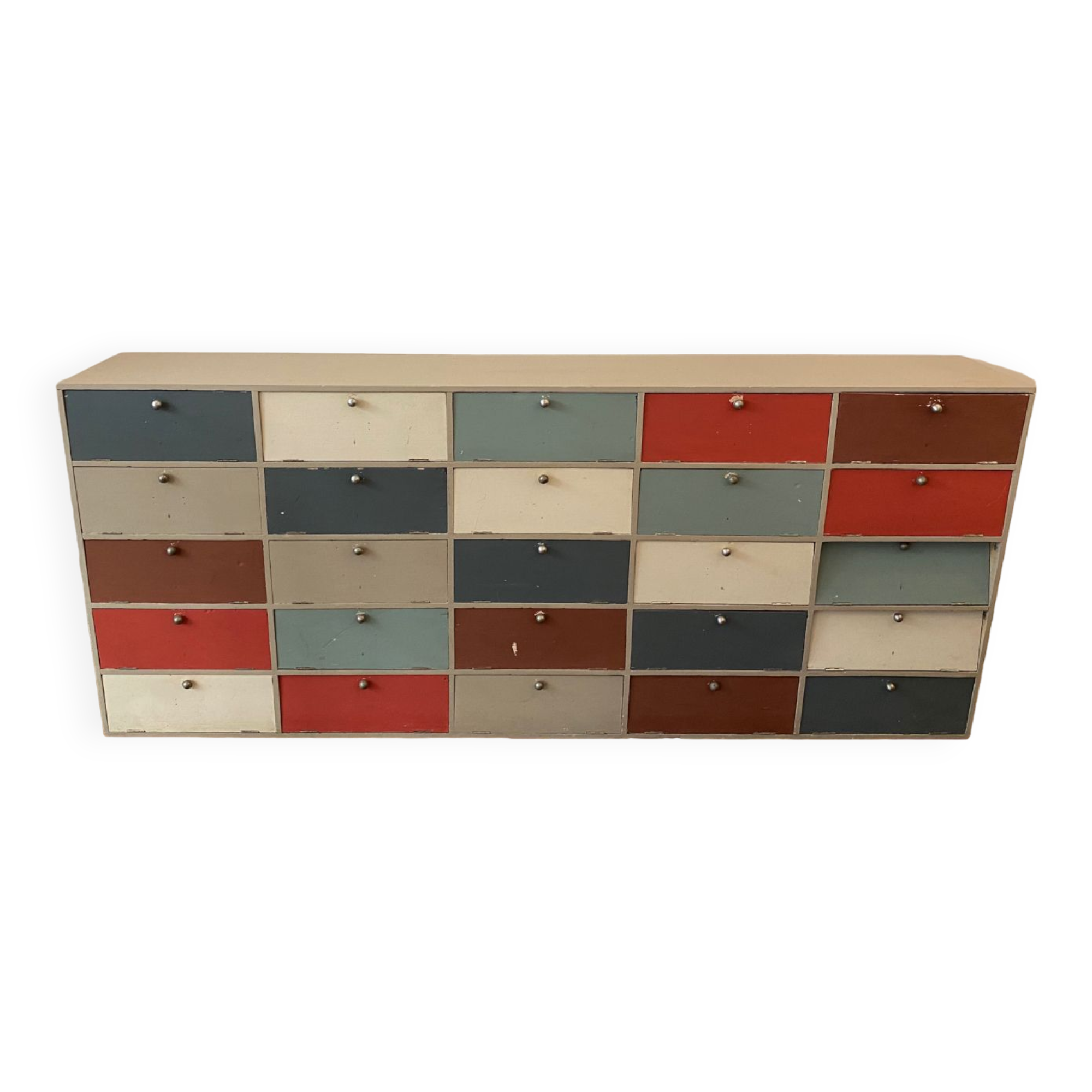 Meuble de métier en bois