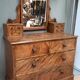 Mahogany toilet chest of drawers