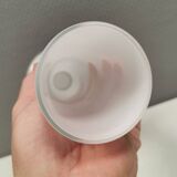 Candlestick in opal glass by Harri Koskinen for Iittala Finland 1996