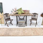 3x10 Nuances De Beige Tapis Terrestre Persan, 81x295Cm
