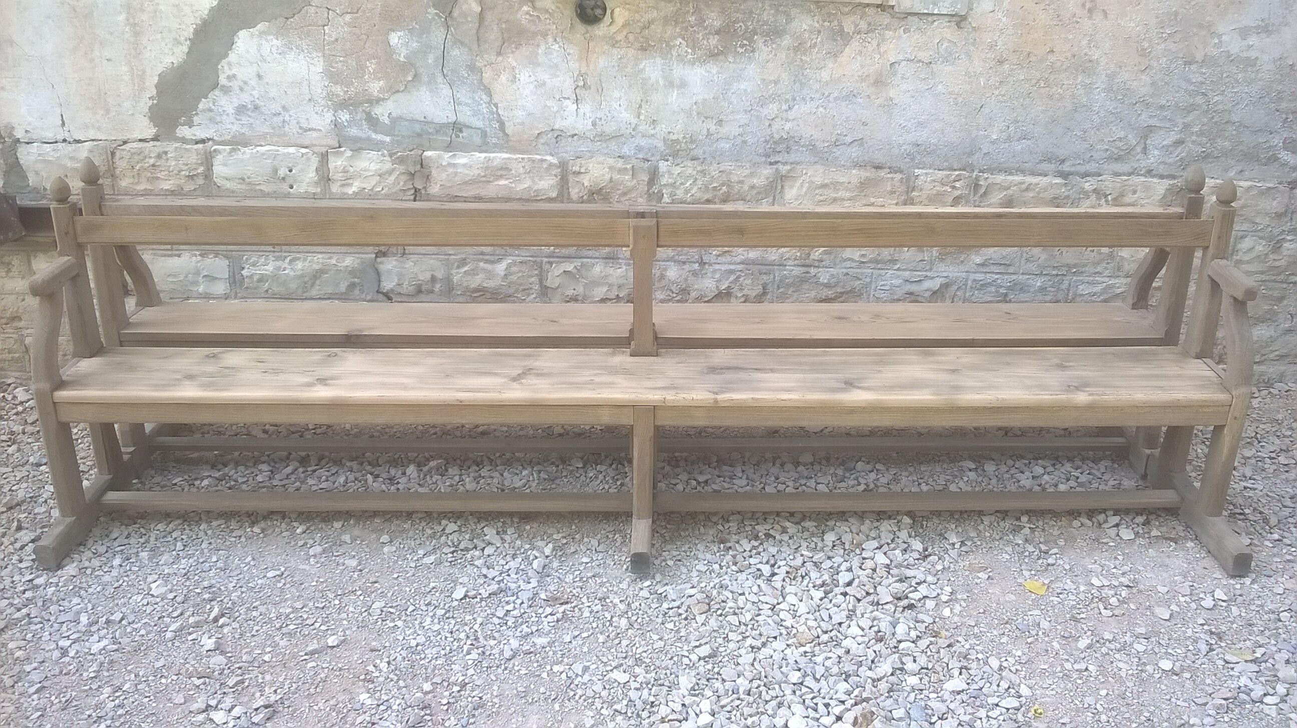 Paires grand banc d'église