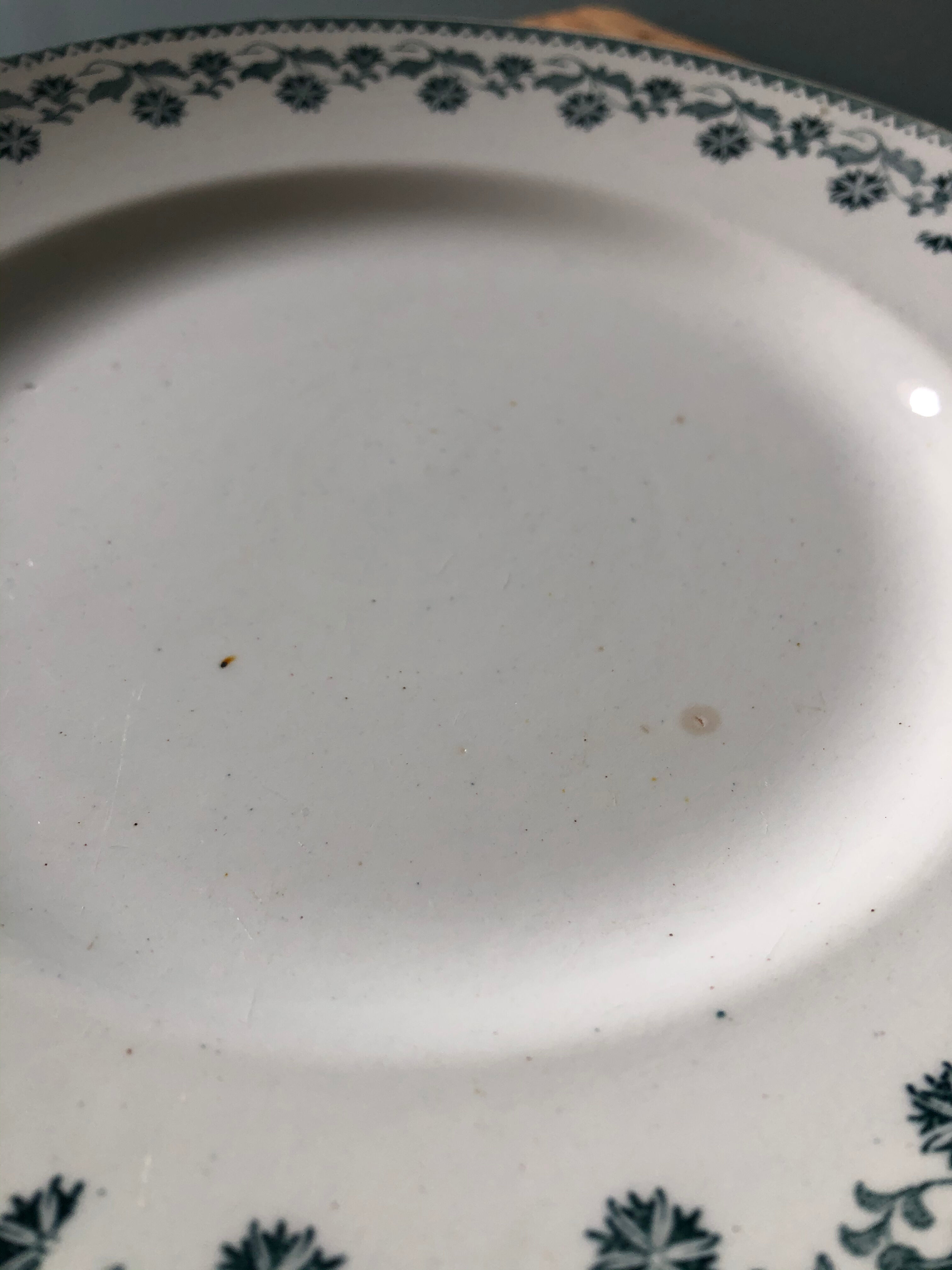 Old compotier dish 19th Mill of Wolves model Georgette