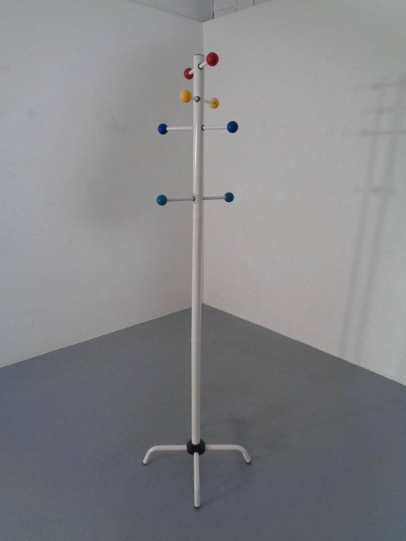 Italian Tubular Coat Rack, 1970s