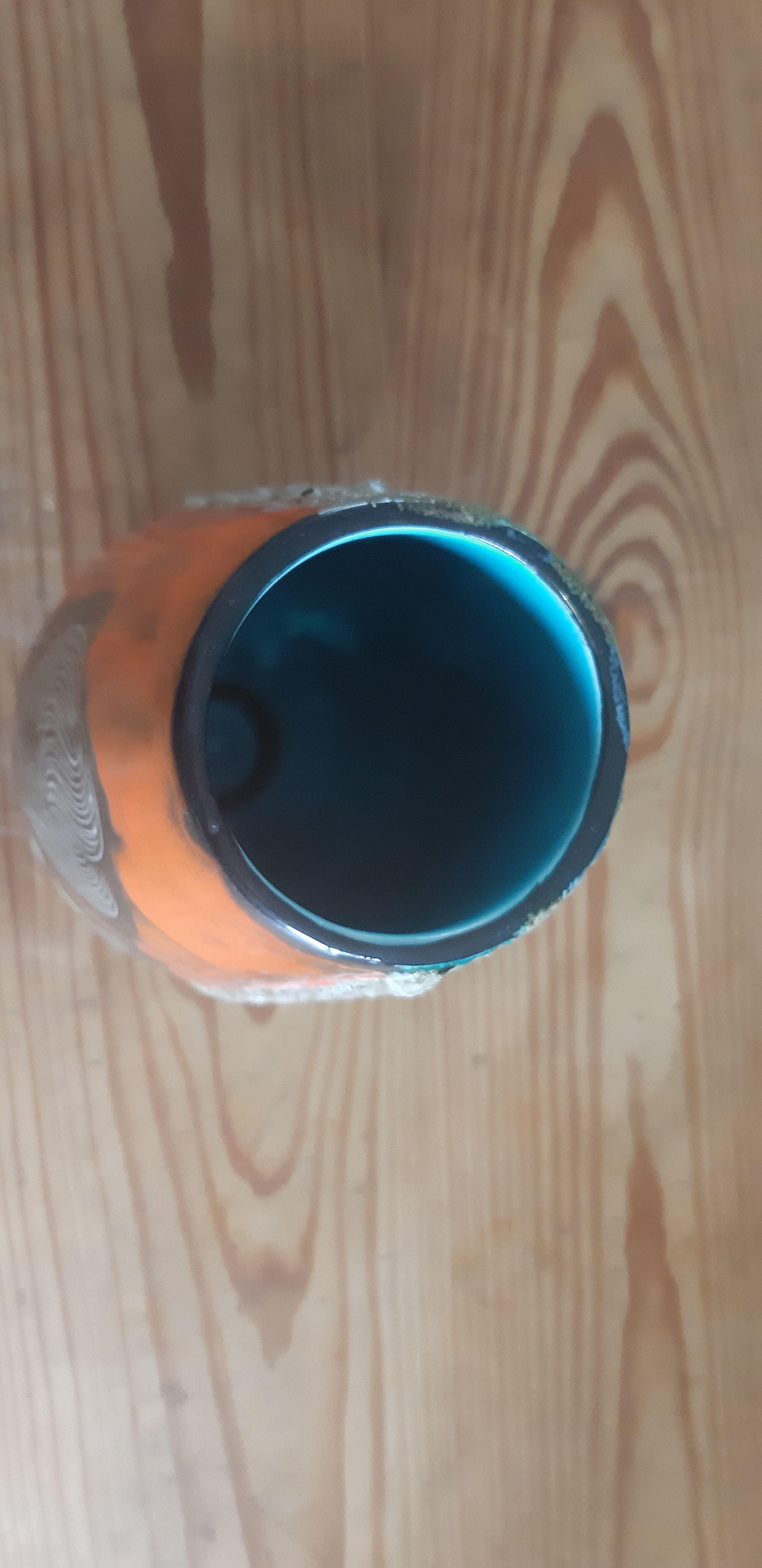 Vintage Vase in Glazed Ceramic
