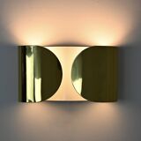 Golden Foglio wall lamp by Tobia & Afra Scarpa for Flos, 1960s