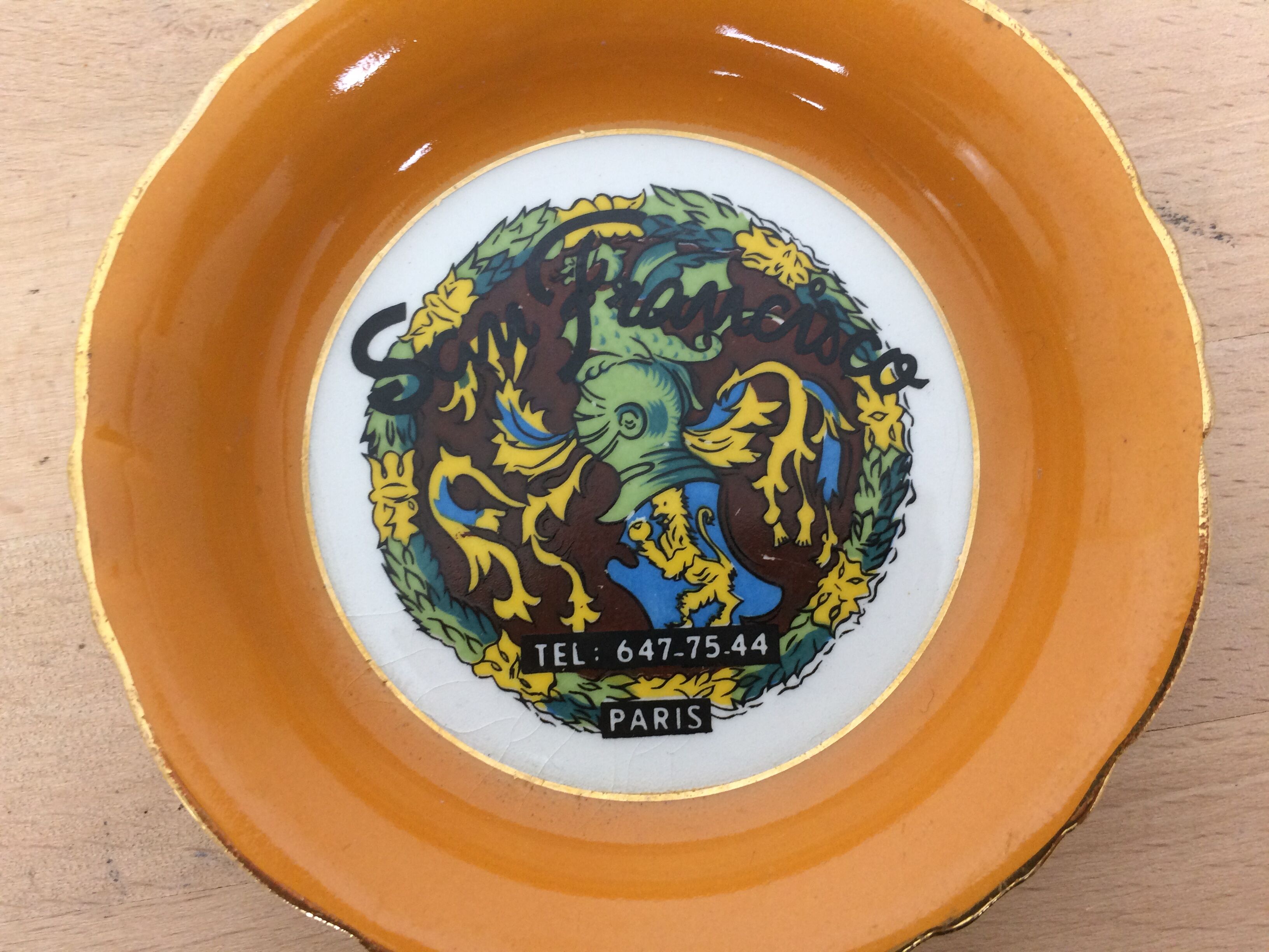 Ceramic ashtray Mill of Wolves