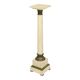 Antique Column Pedestal Onyx Marble and Bronze 19th Century 115cm